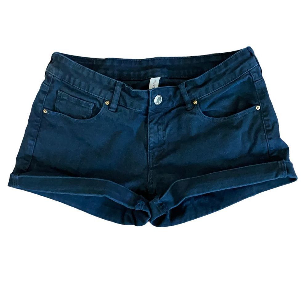 MNG by Mango Black Denim Shorts - 4